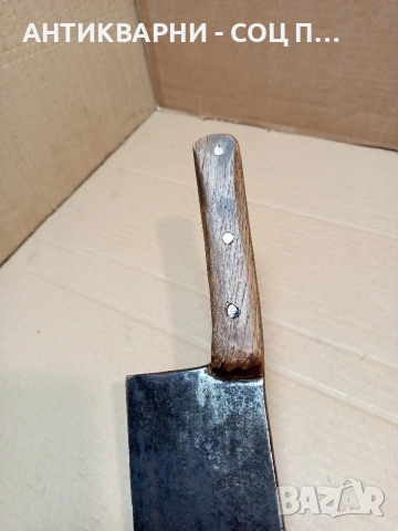 Соц Стар Ръчно Кован Масивен Сатър 0.820кг. НОМЕР 1639., снимка 7 - Антикварни и старинни предмети - 53699135