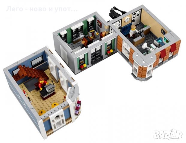 Употребявано Lego Creator Expert - Градски площад (10255) , снимка 6 - Конструктори - 40137982