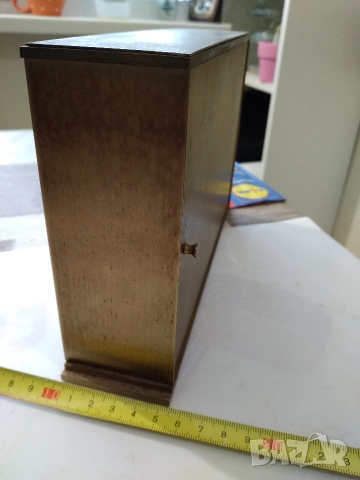 Месингов настолен часовник Pallas Quartz, снимка 5 - Антикварни и старинни предмети - 52973310