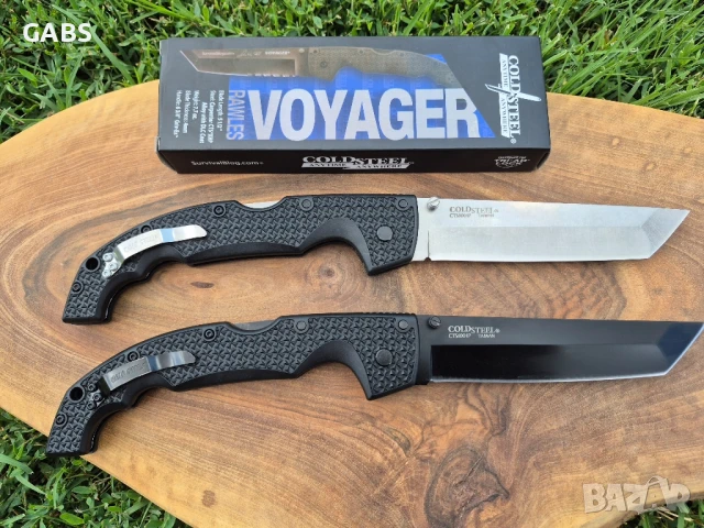 Сгъваем нож Cold Steel Voyager XL Tanto,два модела, снимка 2 - Ножове - 50958552