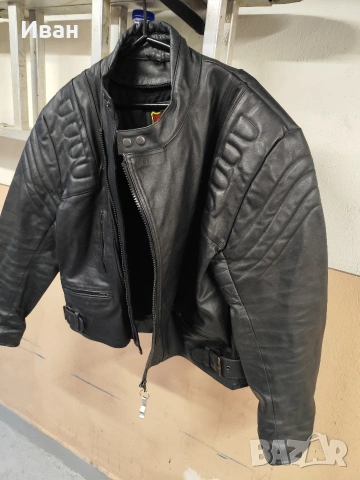 Кожено мото яке рокерия Genuine leather , снимка 7 - Аксесоари и консумативи - 53750082