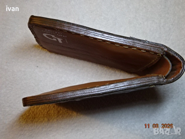 мъжки портфейл /ръчна изработка/, снимка 4 - Портфейли, портмонета - 51614913