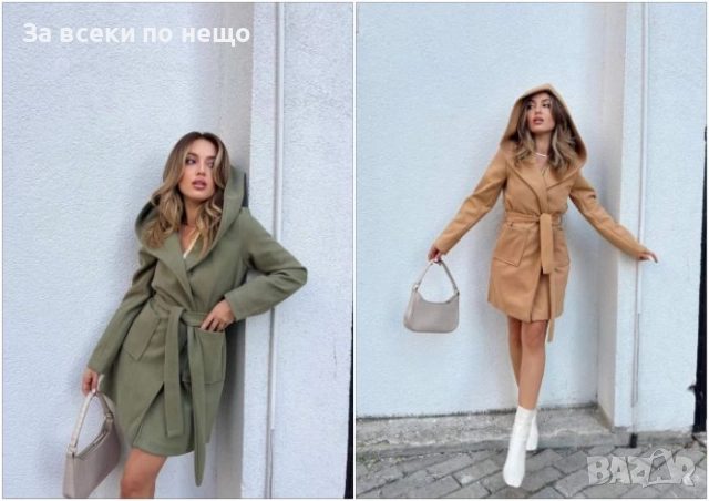 Black Weekend💯✅🖤Дамско Палто - 2 Цвята Код A1182