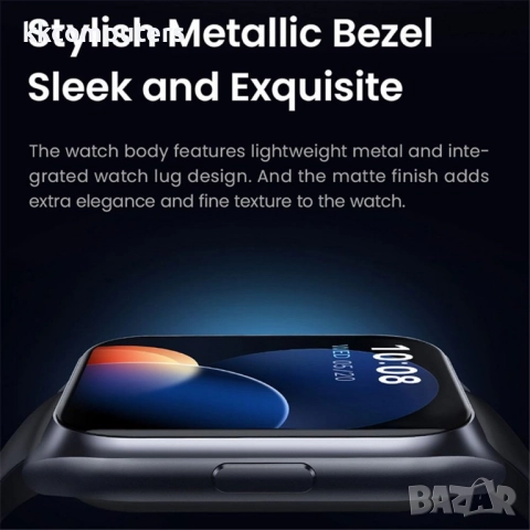 HAYLOU Watch 2 Pro Смарт часовник- 1.85", 100 спорта, мониторинг на нивото на кислород в кръвта и съ, снимка 4 - Смарт часовници - 52533912