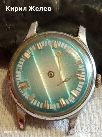 Стар механичен часовник СССР мъжки рядък за КОЛЕКЦИЯ 51895, снимка 2 - Антикварни и старинни предмети - 53492970