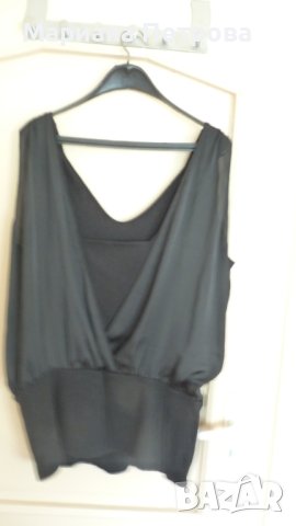 Дамска блуза - официална - черна с мъниста, размер 5ХL, снимка 3 - Корсети, бюстиета, топове - 42508072