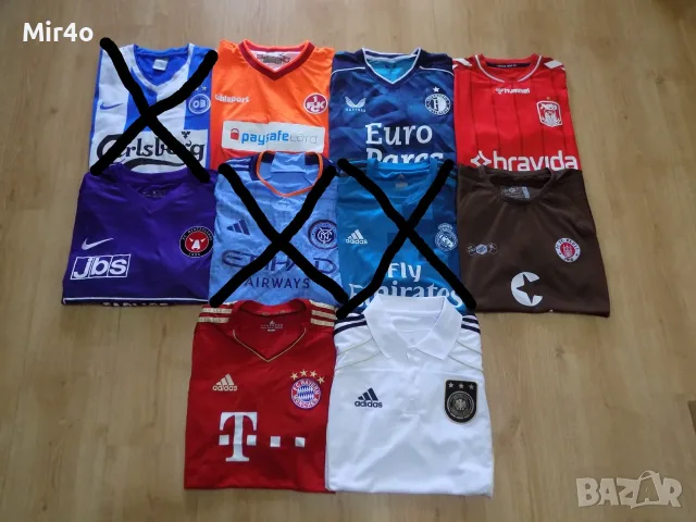 футболни тениски feyenoord bayern munich aarhus fc st. pauli germany kaiserslautern екип