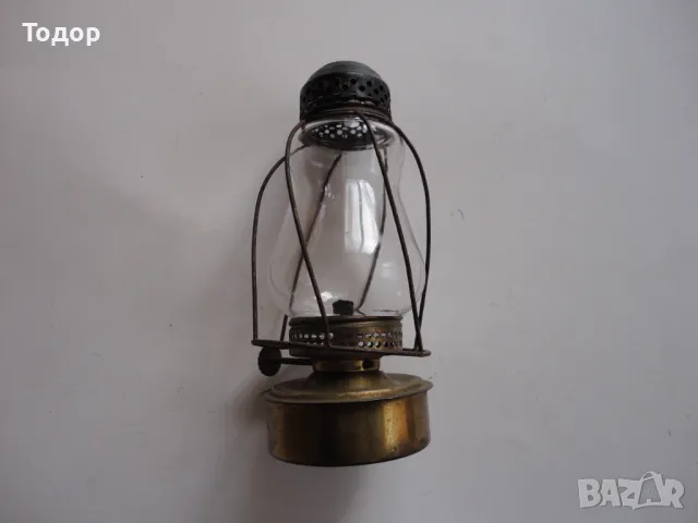 Немска бронзова газена лампа фенер Orion