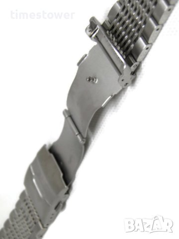 Стоманена верижка за часовник 18/20/22/24мм., снимка 5 - Каишки за часовници - 40286903