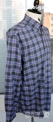 Gant Foxhunt Poplin Long Sleeve Shirt -страхотна мъжка риза с дълъг ръкав размер L/XL, снимка 5 - Ризи - 49034119
