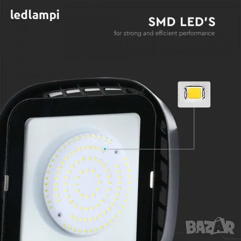 LED Индустриална Камбана 100W IP65 8700Lm, снимка 2 - Лед осветление - 47666571