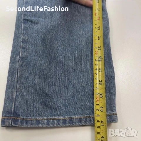 Мъжки сини прави дънки Wrangler Texas, размер W38 L30, снимка 5 - Дънки - 53020106