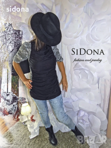 Блузи с къс ръкав SiDona, снимка 15 - Туники - 39477190