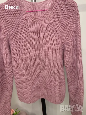 Пуловер ръчно плетен универсален размер, снимка 6 - Блузи с дълъг ръкав и пуловери - 48836285