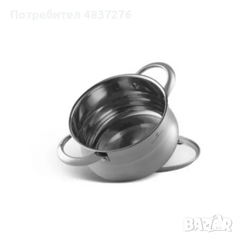 Комплект съдове за готвене от неръждаема стомана, снимка 10 - Съдове за готвене - 56138389