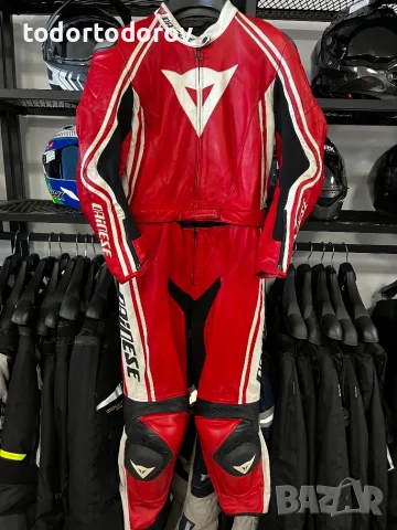 Кожен мото екип DAINESE AVRO D2 ,M-50,2час.протектори,оригинален,слайдери 249 €