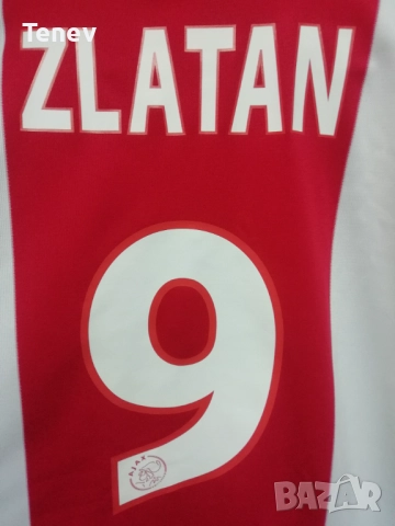 Ajax Zlatan Ibrahimovic 2001 2002 Home Adidas оригинална тениска фланелка екип Аякс Ибрахимович , снимка 4 - Тениски - 52829042