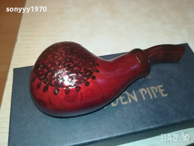 ЛУКСОЗНА НОВА ЛУЛА С КУТИЯ КОЖЕН КЕЙС И СТОЙКА 1601251845, снимка 12 - Лули - 48707203