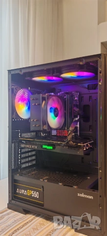 ПродавамГеймърско РС Ryzen 5 5600/24GB/512GB SSD+1TB HDD/RTX 2070 Super/Гаранция, снимка 10 - Геймърски - 53783318