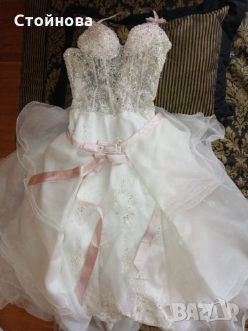 Продавам булчинска рокля, снимка 3 - Сватбени рокли - 27521557