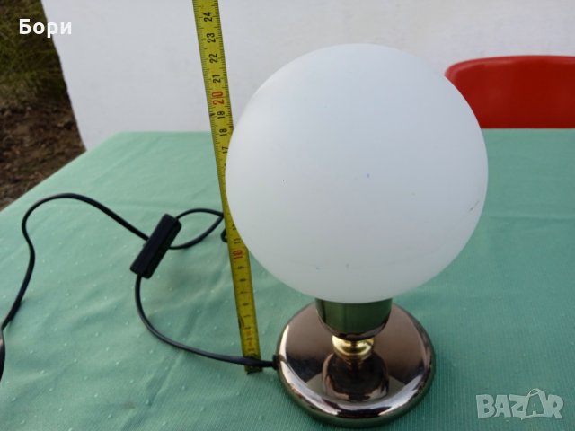 Стара немска нощна лампа, снимка 3 - Настолни лампи - 35830150