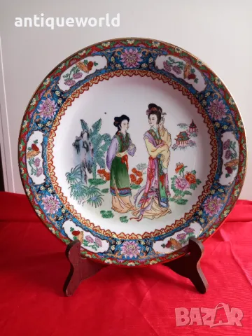 Голяма Китайска Порцеланова Чиния, Маркирана