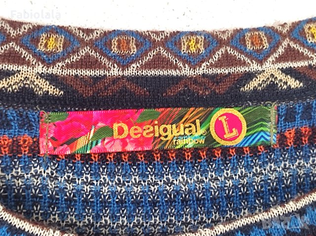 Desigual trui L, снимка 3 - Блузи с дълъг ръкав и пуловери - 42075551