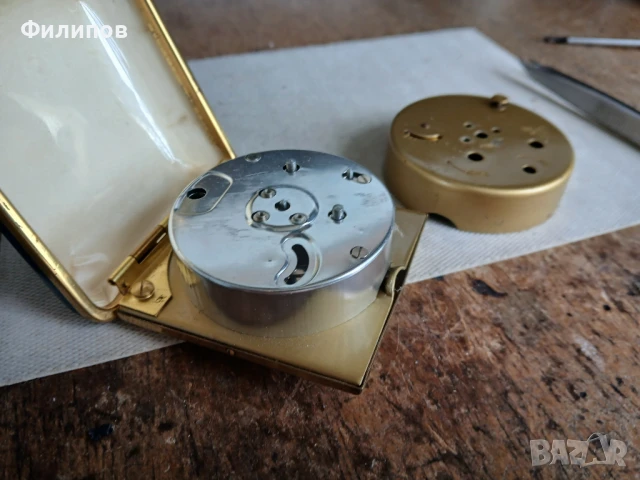 shanghai китайско механично будилниче /табакера/, снимка 9 - Други - 51393893