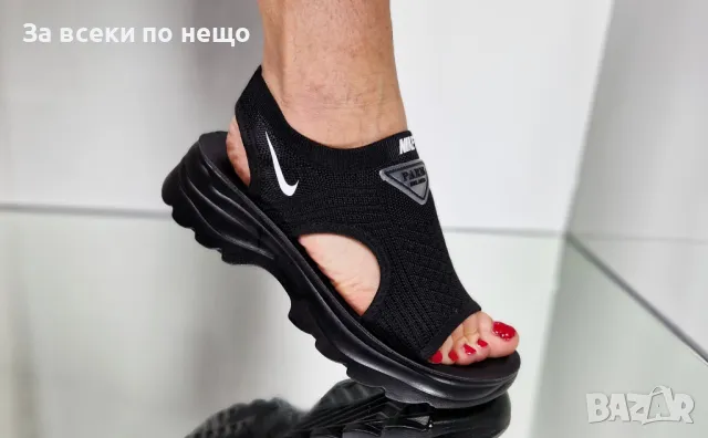 Nike Дамски Черни Сандали Найк Код P599, снимка 5 - Сандали - 50427777