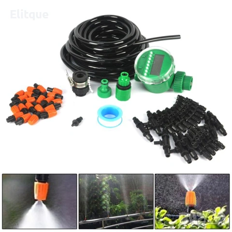 Охлаждаща система с водна мъгла – 10 м за двор, тераса и басейн