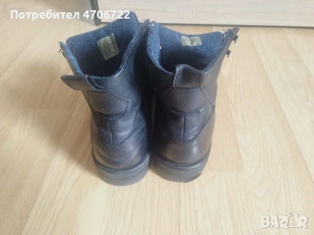🥾 Много запазени кожени боти Bugatti – размер 46, снимка 3 - Мъжки боти - 53773372
