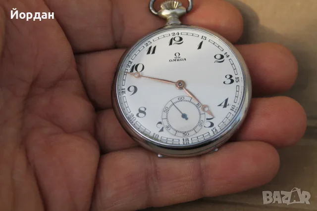 Джобен часовник Омега/Omega , снимка 2 - Джобни - 56259650