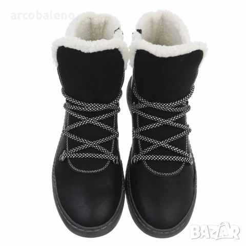 Дамски боти с връзки, 3цвята , снимка 17 - Дамски боти - 52517024