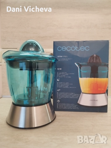 Електрическа Сокоизтисквачка , цитрус преса Cecotec, снимка 5 - Сокоизстисквачки и цитрус преси - 52737436