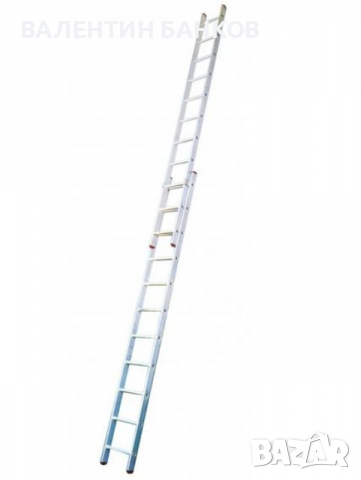 ПОД НАЕМ Алуминиева права плъзгаща стълба 12м.