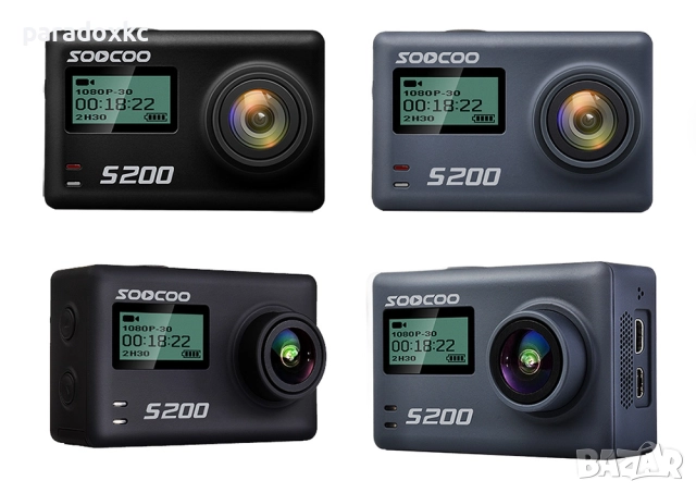 Екшън камера SOOCOO S200 4K WiFi, снимка 2 - Камери - 52369622