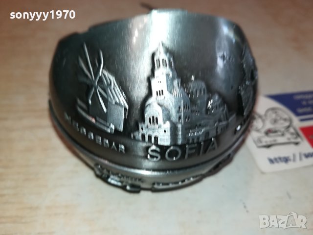 МЕТАЛЕН ПЕПЕЛНИК 9СМ 1910231605, снимка 5 - Антикварни и старинни предмети - 42639481