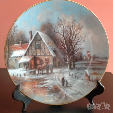 Порцелан чиния Tirschenreuth Feldkamp Germany Limited Edition 1994 6816A, снимка 1