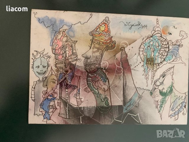 ПЕТЪР ЧУКЛЕВ смесена техника, снимка 7 - Картини - 33777265