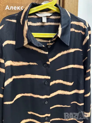 Сатенена риза H&M, снимка 3 - Ризи - 49482783