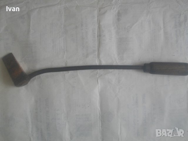 Ръчен Голям Масивен Поялник 49 см За Ръчно Запояване Мед/Бакър-Старо немско качество стария материал, снимка 18 - Поялници и запояване - 44493379