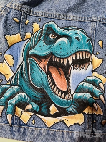 Стилно яке с ръчно рисуван един герой, снимка 10 - Детски якета и елеци - 53298152