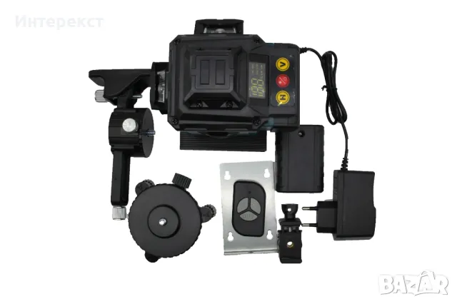 4D лазерен нивелир с 16 линии и дисплей, снимка 9 - Други - 46501352