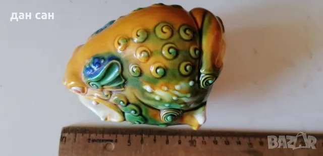 ретро касичка керамична жаба 70те , снимка 2 - Антикварни и старинни предмети - 47269117