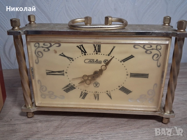 Лот 4 броя електро механични будилници Слава Наири за ремонт части, снимка 9 - Антикварни и старинни предмети - 53618398