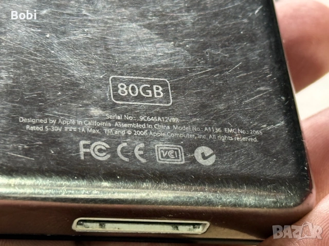 iPod Classic 80GB (5.5 Gen / A1136) + оригинални Apple слушалки, снимка 12 - iPod - 53414055