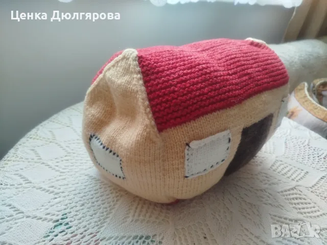 Плетени къщички възглавници, снимка 3 - Декорация за дома - 56305472