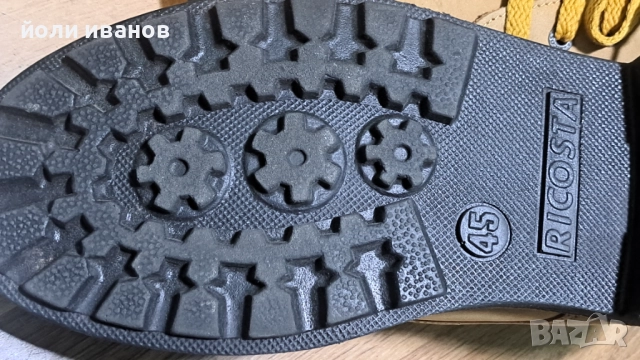 RICOSTA-мъжки кожени обувки най висок клас 45 номер, снимка 4 - Маратонки - 52887791