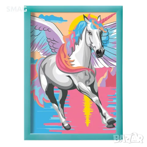 Paint & Frame Рисуване по номера Вълшебен еднорог S_1226651