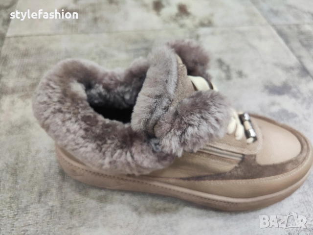 Доставка преди Коледа!Боти от естествена кожа с нежен топъл хастар от естествена вълна /01, снимка 2 - Дамски боти - 52849878